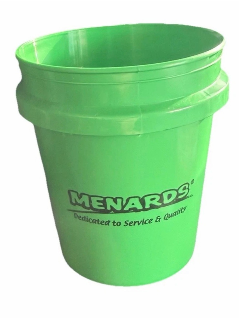 Menards Bright Green Branded Mini Bucket 400ml
